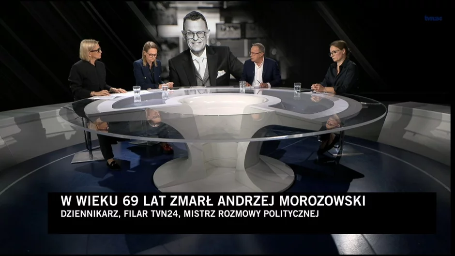 Miniatura: Tak TVN24 pożegnało Morozowskiego. "Nasz...