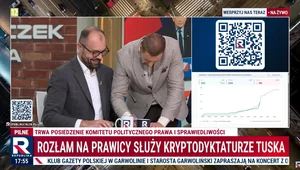 Miniatura: Zaskakujące sceny w TV Republika. "Niech...