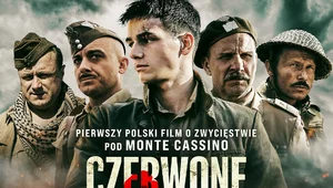 Miniatura: "Czerwone maki". Pokazano plakat polskiego...