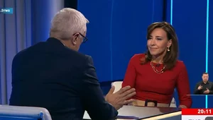 Miniatura: Polityk i dziennikarka TVP uderzają w...